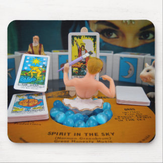 Ela que cria a boa fortuna Mousepad