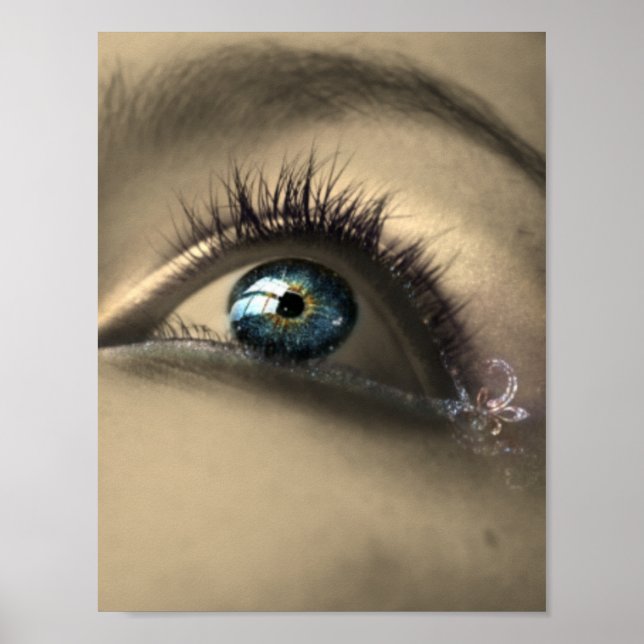 Ela tinha estrelas nos olhos poster (Frente)