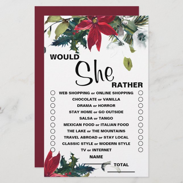 Ela Vai Preferencialmente O Jogo De Noite Flaoral  (Frente/Verso)