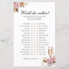 Ela Vai Preferencialmente O Jogo Prosecco Bridal?