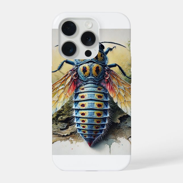 Elaphropus beetle 240924IREF210 - Watercolor (Verso)