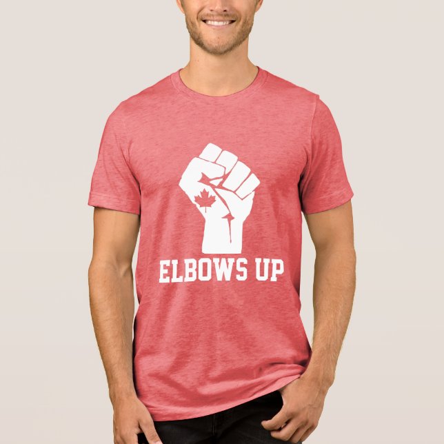 Elbows Up Canada - Orgulhoso canadense (Frente)