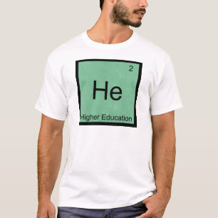 Ele - Camiseta Símbolo Elemento Química Ensino Sup