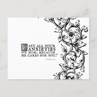 Ele Cuida De Você, Cartão De Bíblia