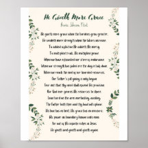 Ele deu mais Grace Matte Poster