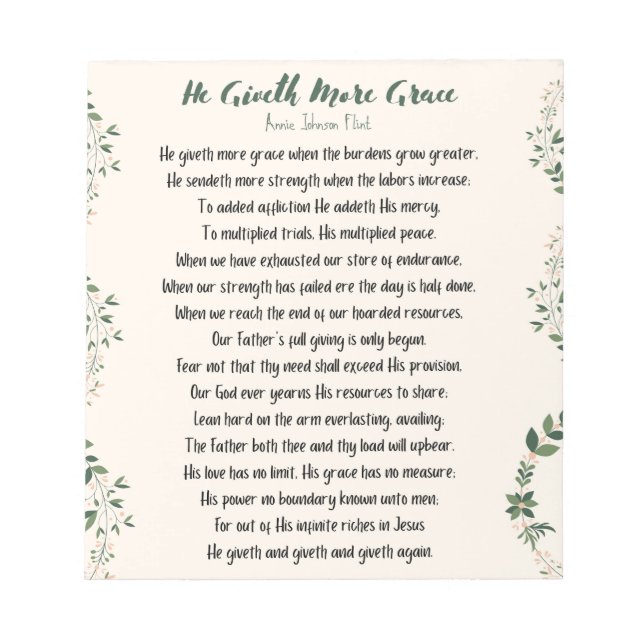 Ele deu mais graciosa no Bloco de notas (Frente)