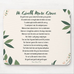 Ele Deu Mais Gracioso Mouse Pad