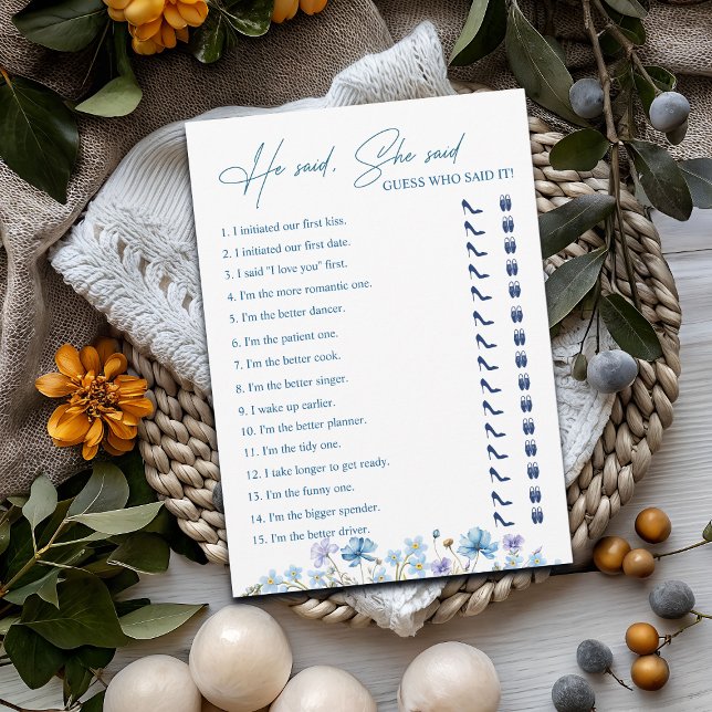 Ele disse, ela disse cartão de jogo flexível de Ch (Criador carregado)