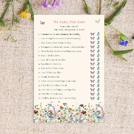 Ele Disse, Ela Disse | Flores selvagens boêmicas