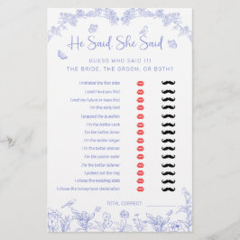 Ele Disse, Ela Disse Jogo De Chá de panela Chinois