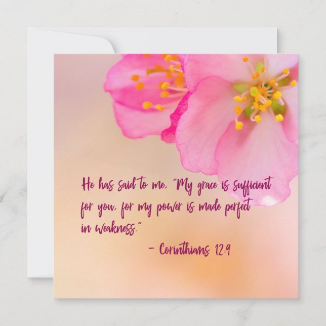 Ele Disse-Me Que O Christian Floral Inspirador (Frente)