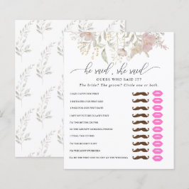 Ele Disse Que Disse | Jogo Chá de panela