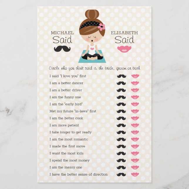 Ele Disse Que Disse Jogo De Chá de panela Para Gar (Frente)