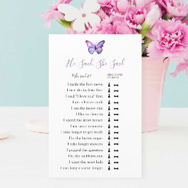 Ele Disse Que Disse Que Era Uma Borboleta De Jogo 