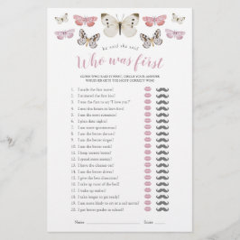 Ele Disse Que Ela Disse O Jogo Do Chá De Borboleta