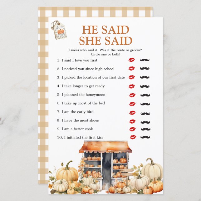 Ele Disse Que Ela Disse Que Saiu Do Chá de panela  (Frente/Verso)