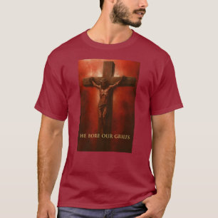 ✝️ Ele Levou Nossas Dores - Camiseta
