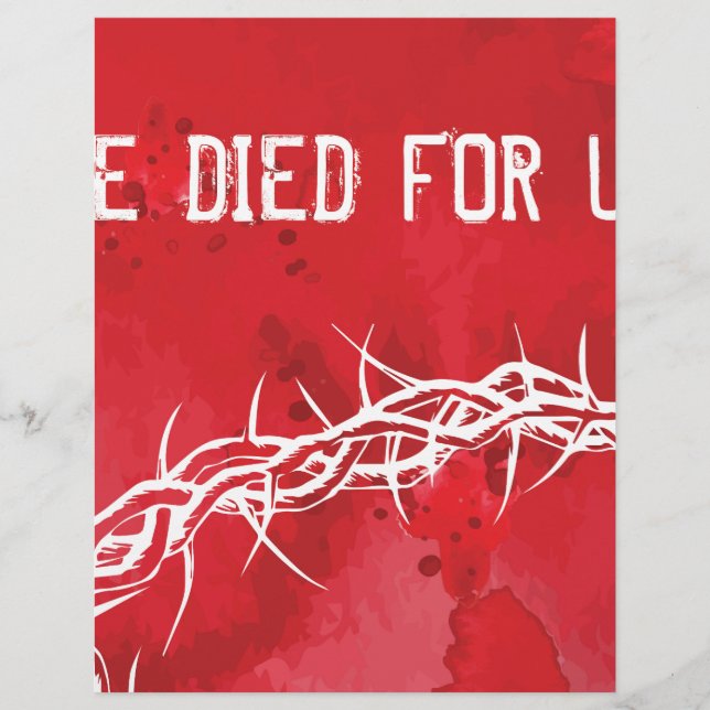 ele morreu por nós (Frente)