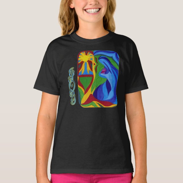 Ele parece uma camisa tão pequena (Frente)