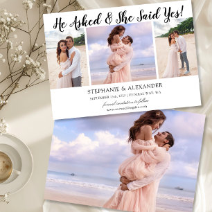 Ele Perguntou Ela Disse Sim Foto Anúncio de Noivad