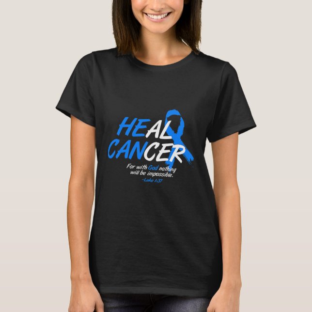 Ele Pode Curar Camiseta do Mês de Conscientização  (Frente)