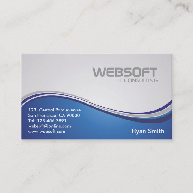 Ele que consulta - cartões de visitas (Frente)