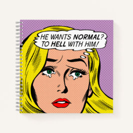 "Ele Quer Normal?" Diário espiral/Notebook