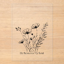 Ele Restaura Minha Alma Design Minimalista
