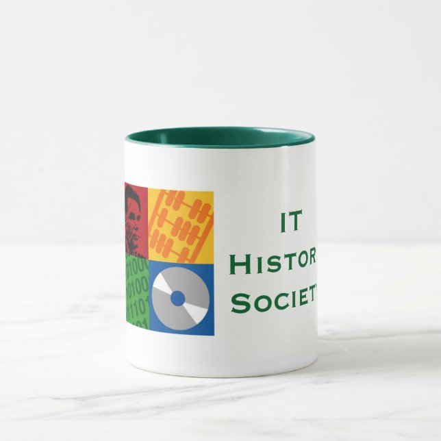 ELE sociedade 11oz da história. caneca (logotipo (Centro)