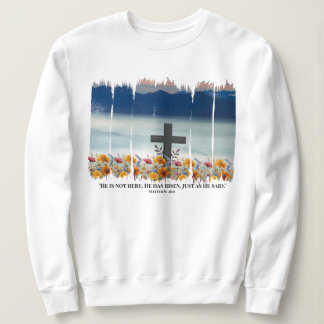 Ele Tem Uma Camisa De Suor Cristão De Páscoa Risen