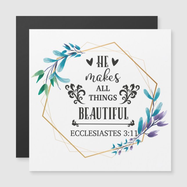 Ele Torna Todas As Coisas Bonitas (Frente/Verso)