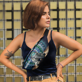 Elefante Adorável em frente a um Fundo de Mandala