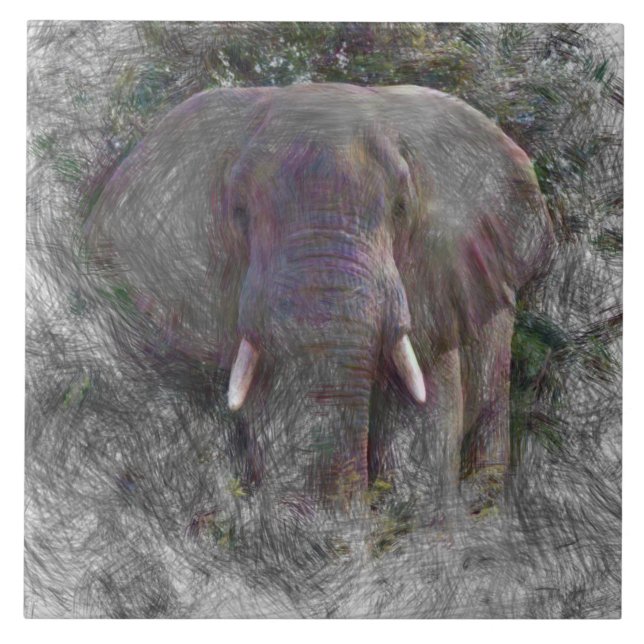 Elefante Artístico Animal (Frente)