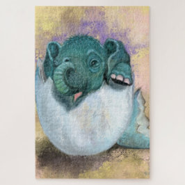 Elefante Atacando De Quebra-cabeça De Varsóvia De