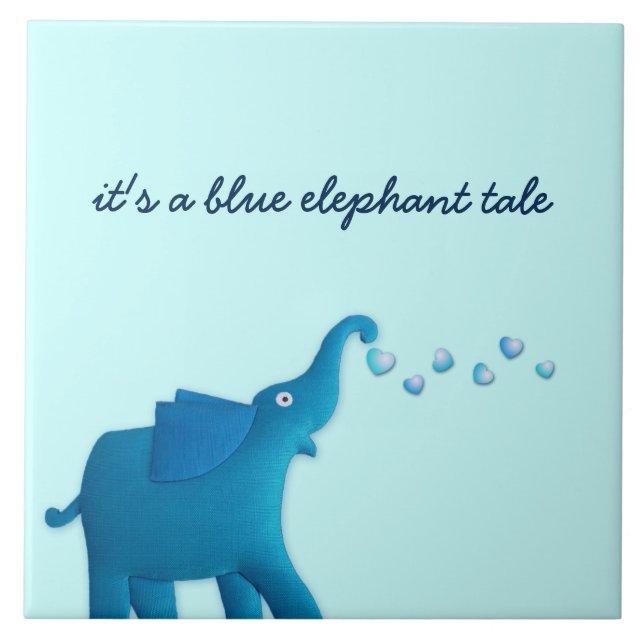 elefante azul (Frente)
