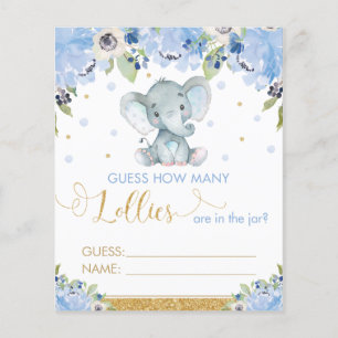Elefante Azul Adivinha Quantos Jogos de Lollies