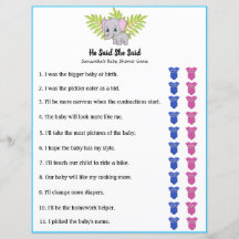 Elefante Chá de fraldas Disse Que Disse Jogo