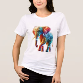 Elefante colorido brilhante