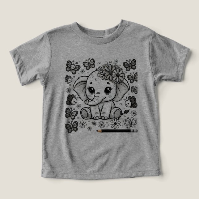 Elefante Cute (Design frontal)