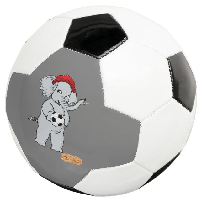 Elefante de bola de futebol (Três quartos)