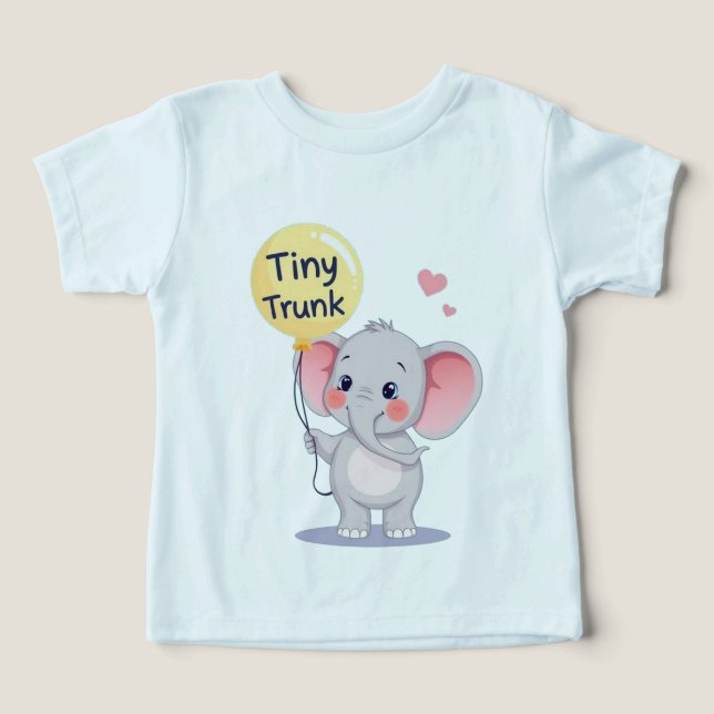 Elefante de Cartoon de Pequeno Tronco (Design frontal)