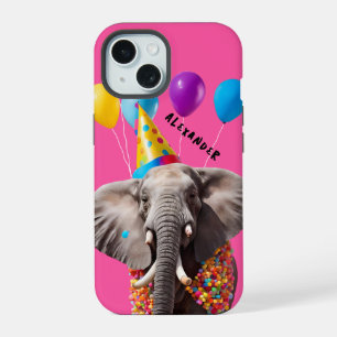 Elefante de Festa com Balões, Design Festivo