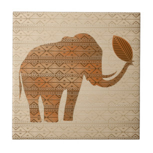 Elefante - Design de Arte Tribal