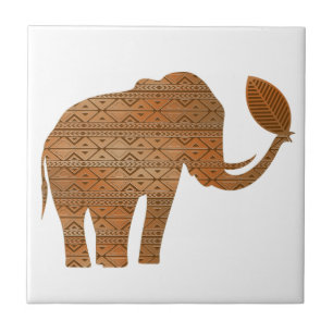 Elefante - Design de Arte Tribal