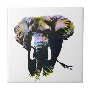 Elefante do pop art