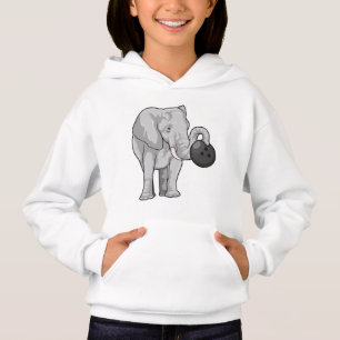 Elefante em Boliches com Bola de boliche