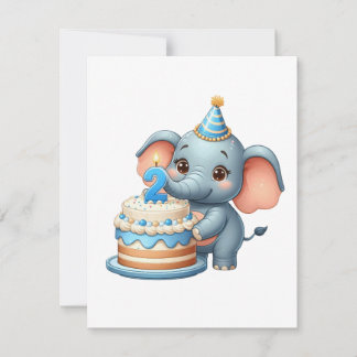 Elefante Fofo 2º Aniversário