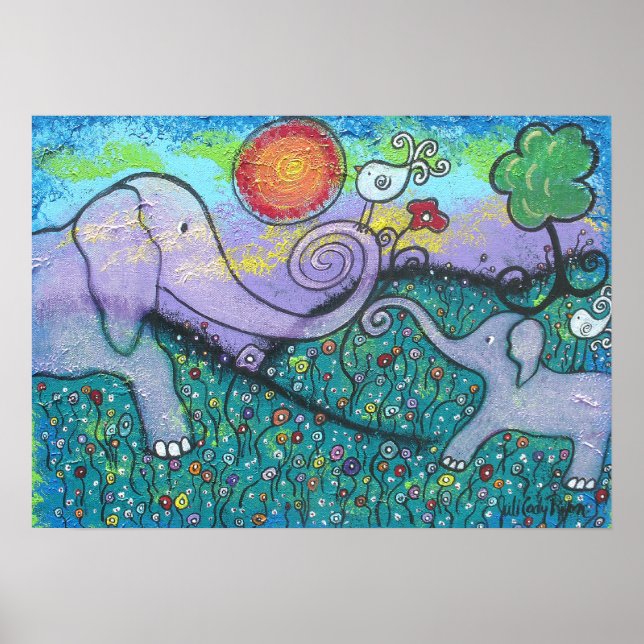 Elefante Love Poster (Frente)