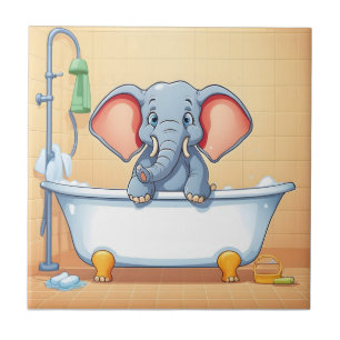 Elefante no banho