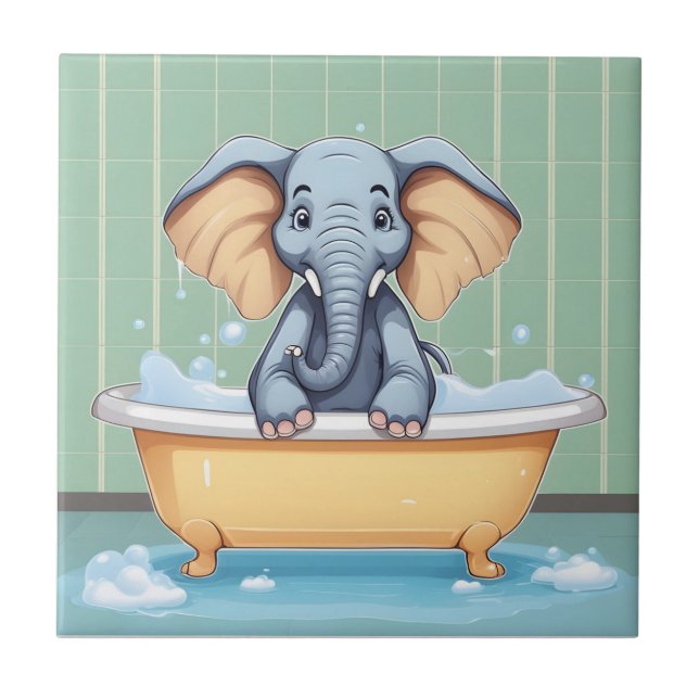 Elefante no banho (Frente)